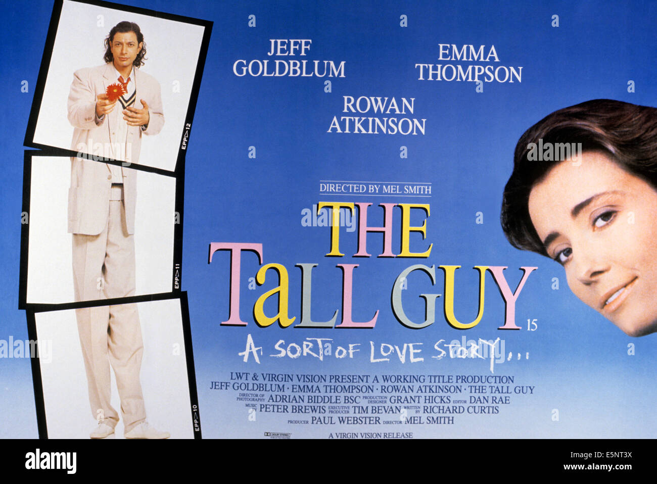 The Tall Guy From Left Jeff Goldblum Emma Thompson 1989 © Miramax Courtesy Everett