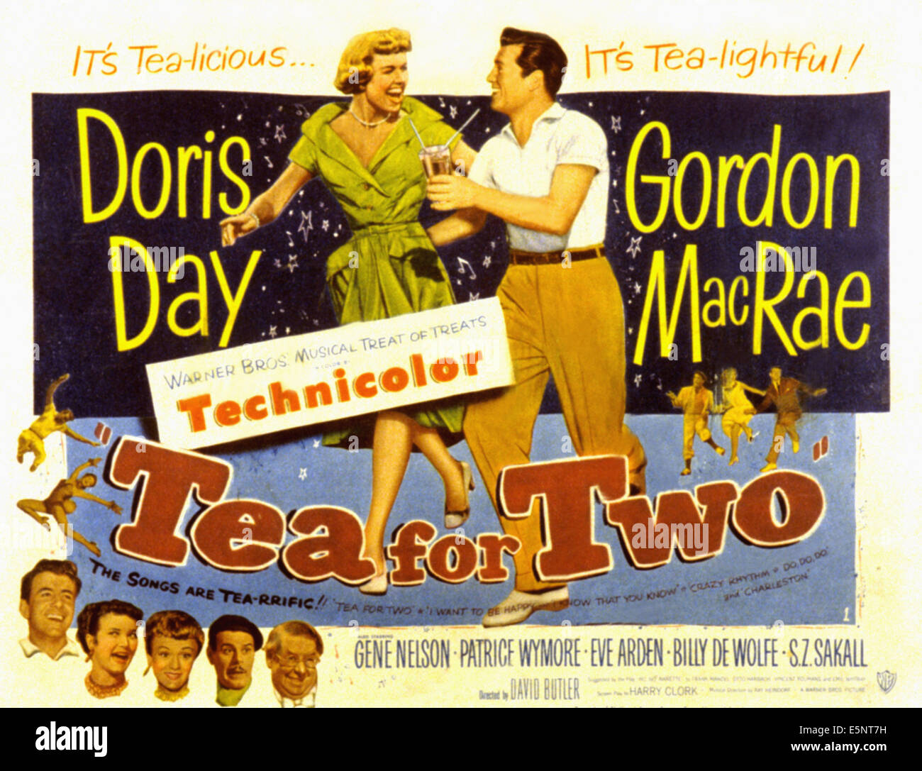TEA FOR TWO, Doris Day, Gordon MacRae, 1950 Stock Photo
