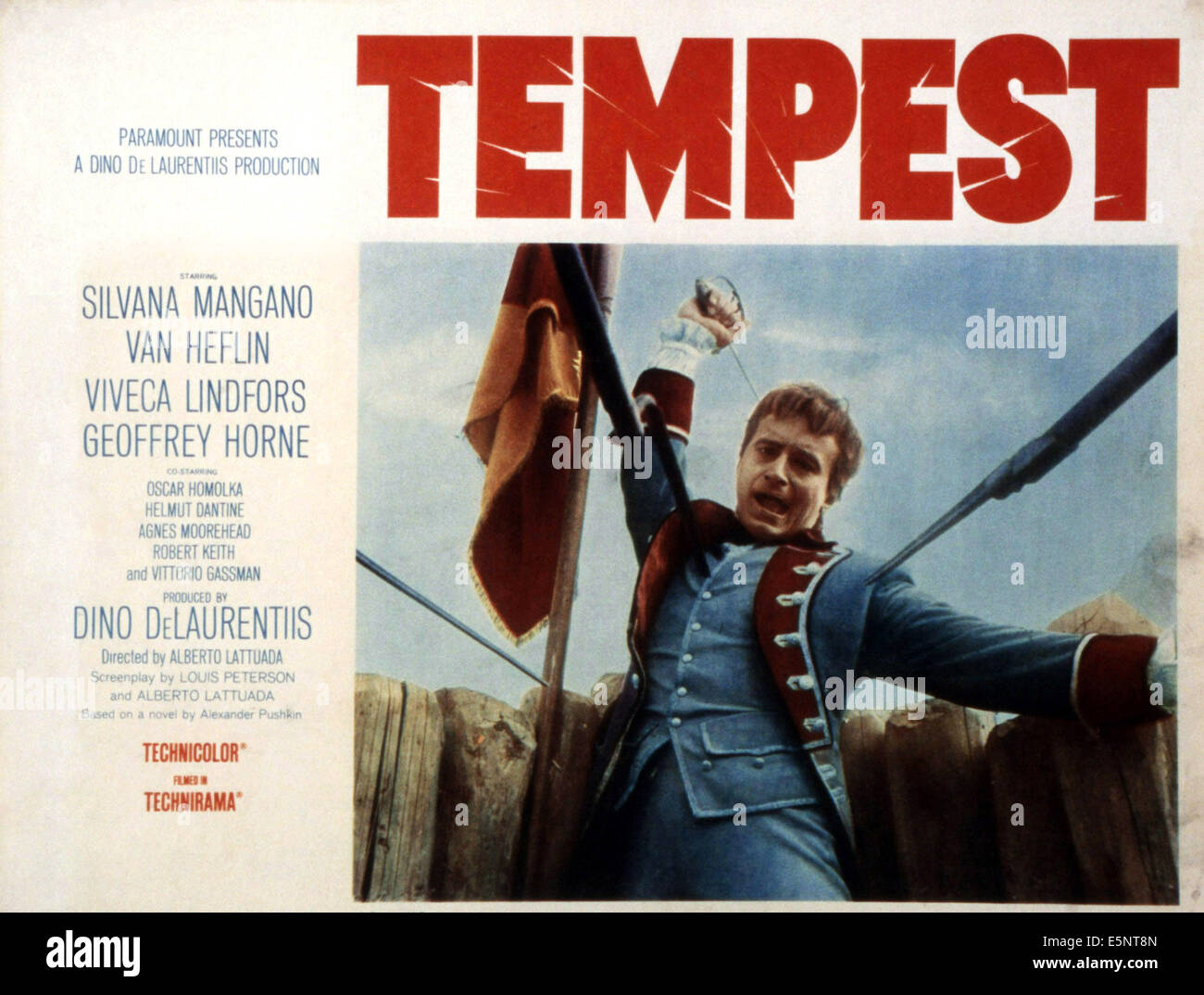 TEMPEST, (aka LA TEMPESTA), Geoffrey Horne, 1958 Stock Photo Alamy
