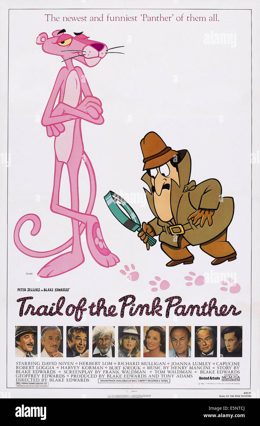 Pink Panther Poster High Resolution Stock Photography and Images Alamy