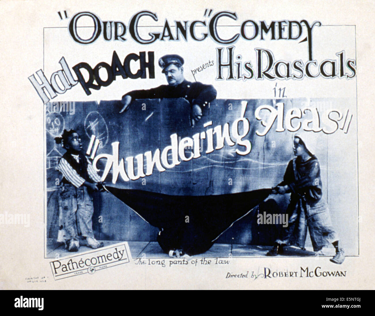 THUNDERING FLEAS, Alan Farina Hoskins, Oliver Hardy, 1926 Stock Photo