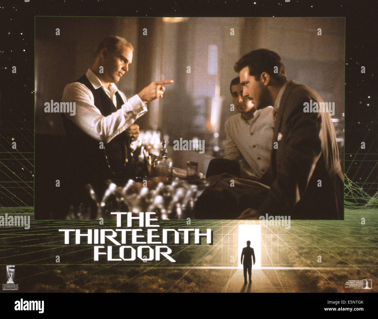 THE THIRTEENTH FLOOR, (aka 13TH FLOOR), US poster, from left: Vincent D'Onofrio, Craig Bierko, 1999, © Columbia/courtesy Stock Photo
