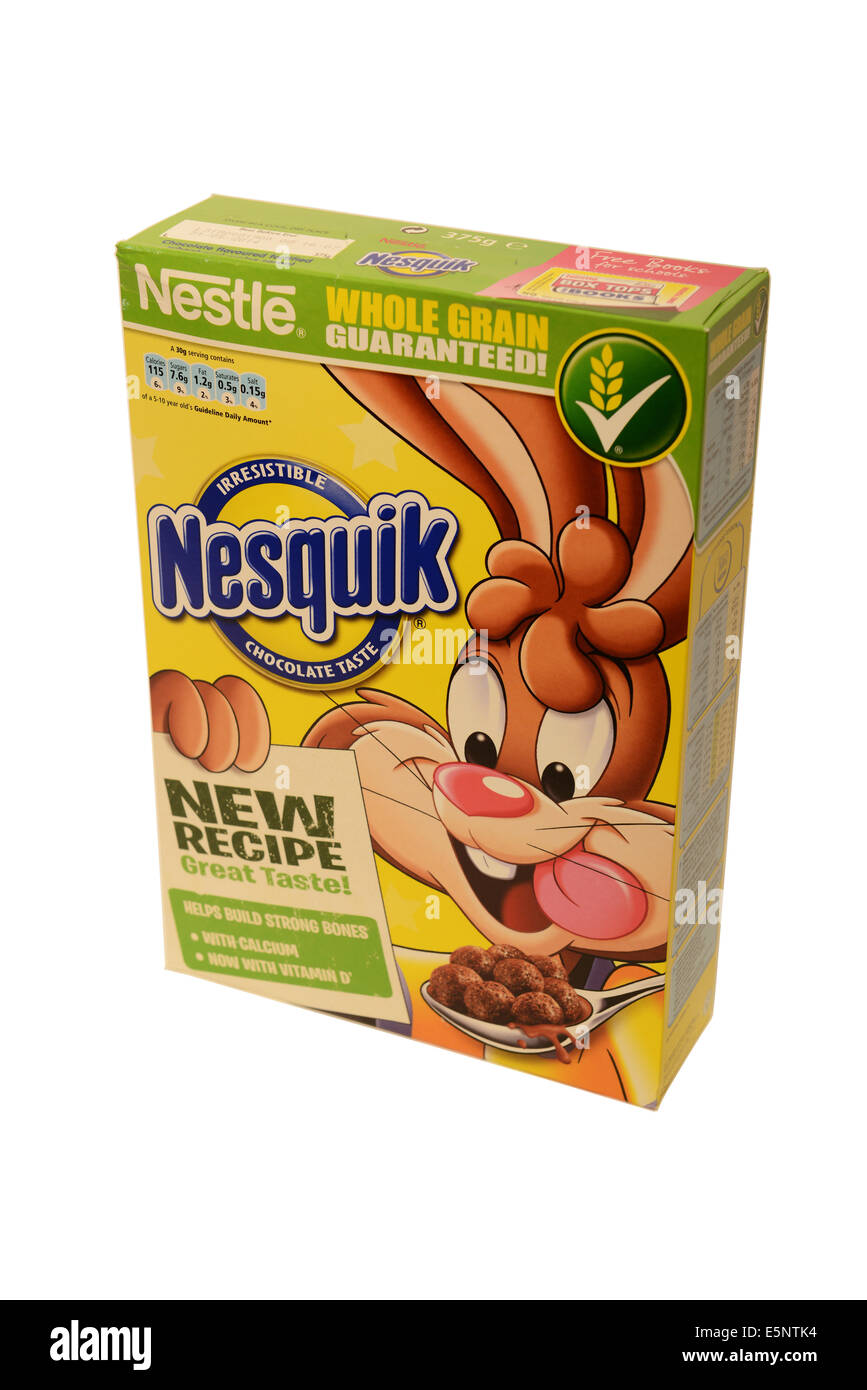 Nestle Nesquik Cereal Stock Photo Alamy