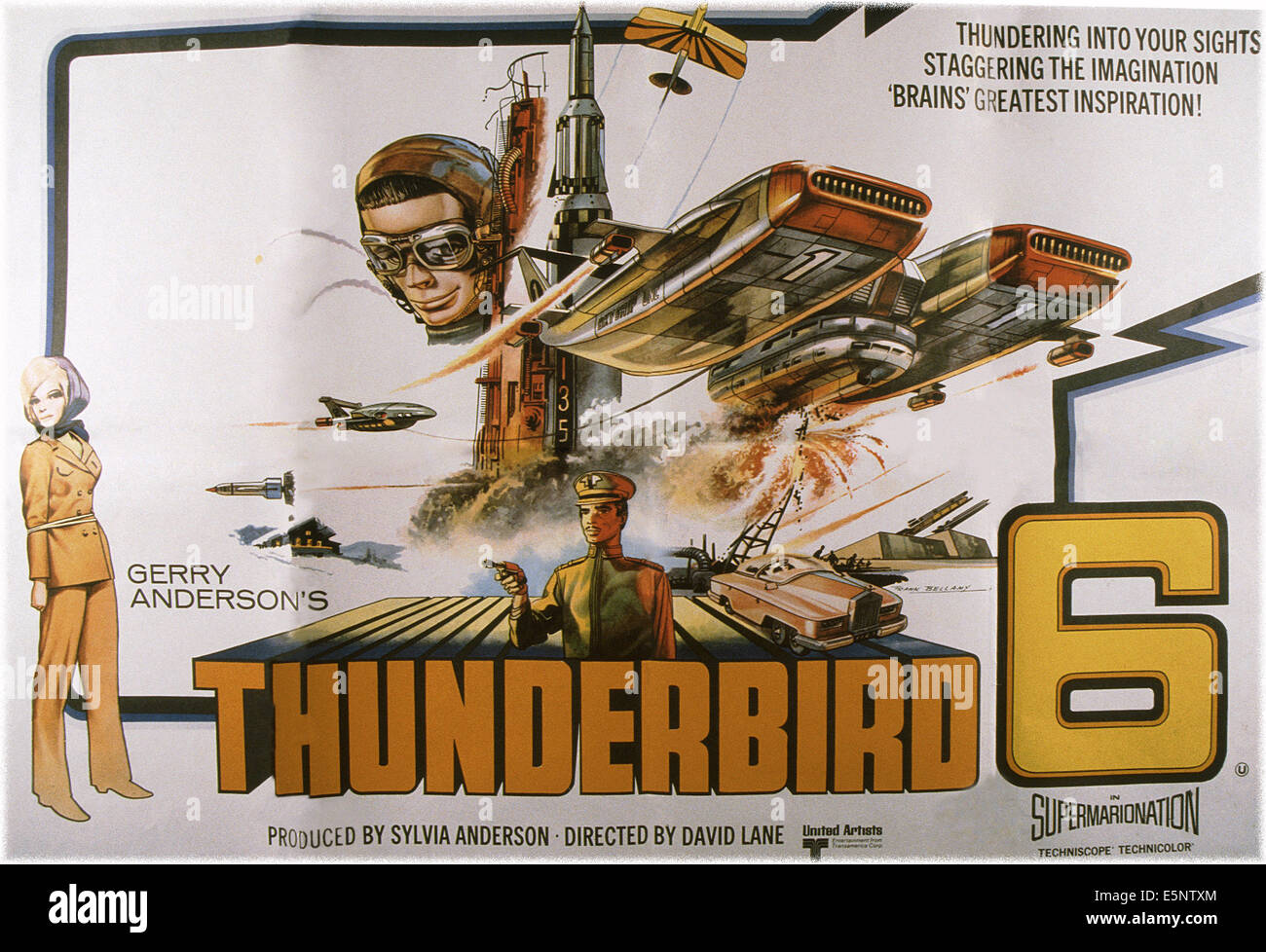 THUNDERBIRD 6, US poster, 1968 Stock Photo