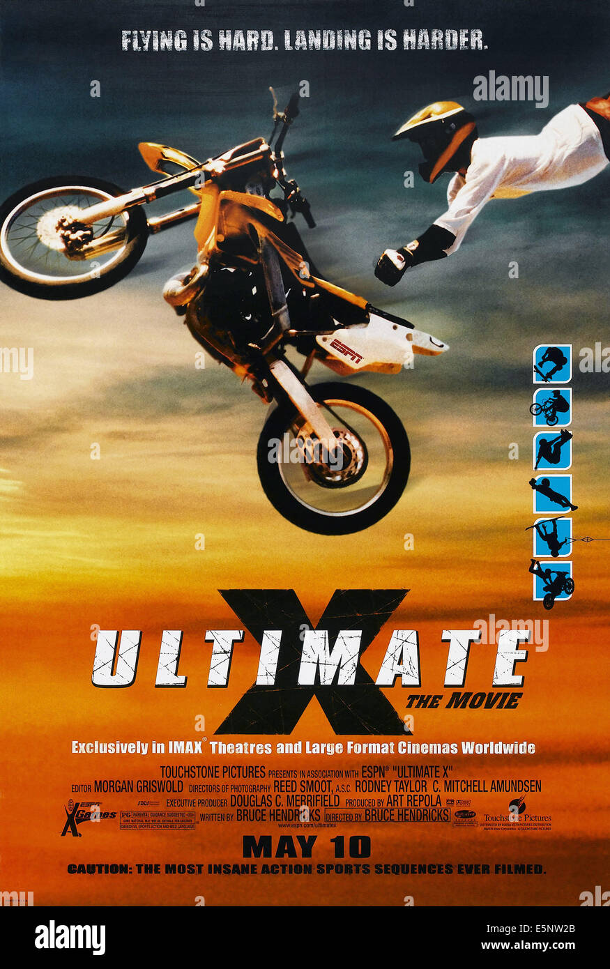 ULTIMATE X: THE MOVIE, US advance poster art, 2002. ©Buena Vista/courtesy Everett Collection Stock Photo