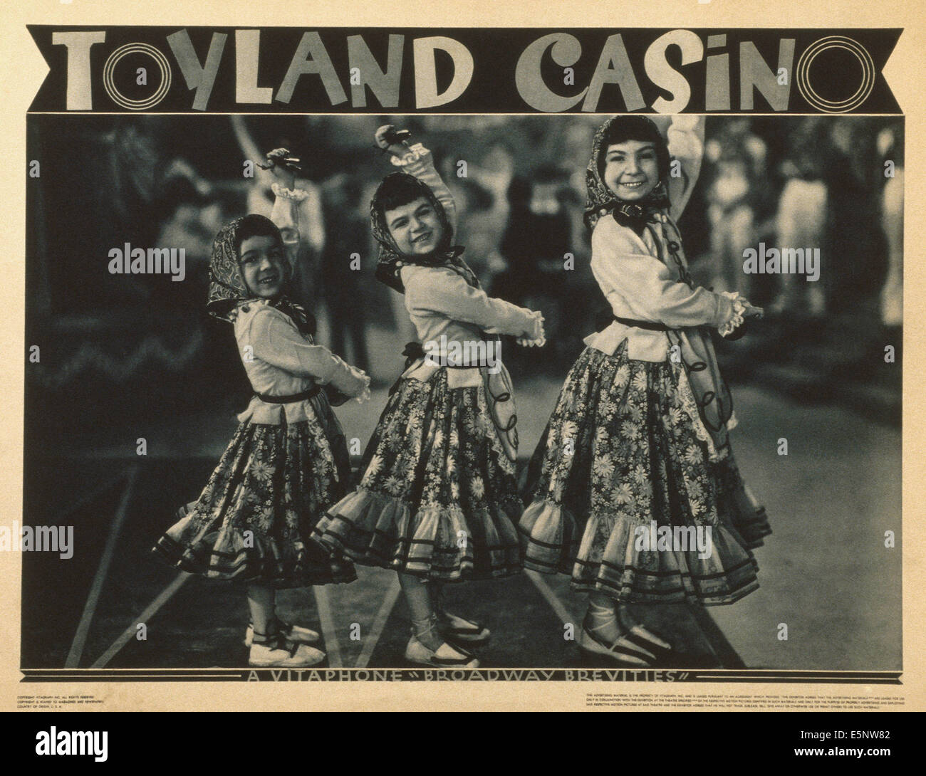 TOYLAND CASINO, US lobbycard, 1938 Stock Photo
