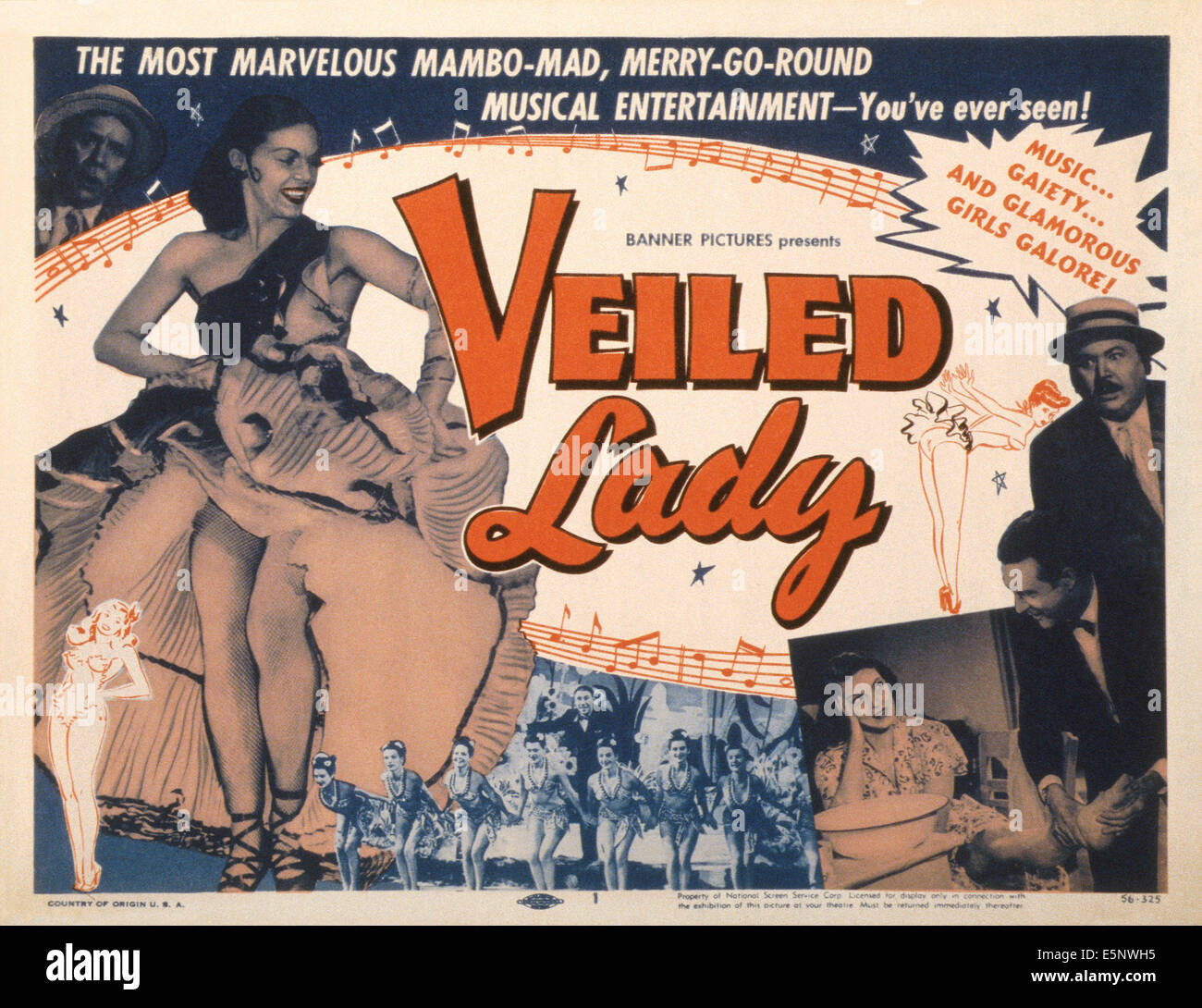 VEILED LADY, US lobbycard, ca. 1940s Stock Photo