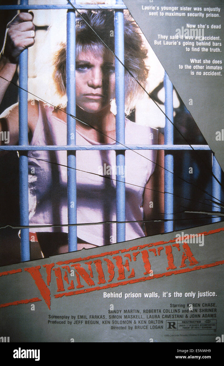 Vendetta Us Poster Art Karen Chase Concorde Pictures Courtesy Everett Collection Stock