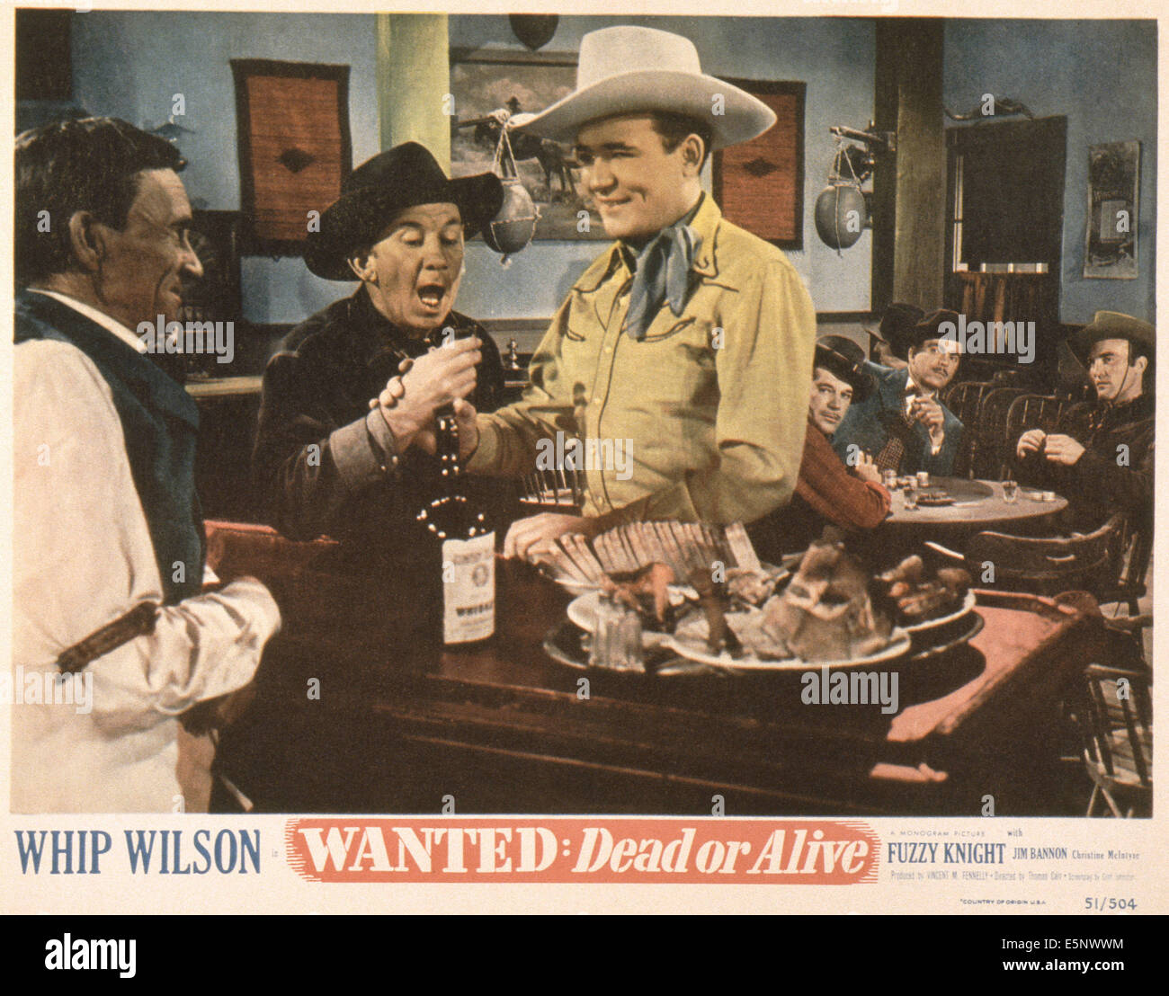 WANTED: DEAD OR ALIVE, US lobbycard, standing from left: William 