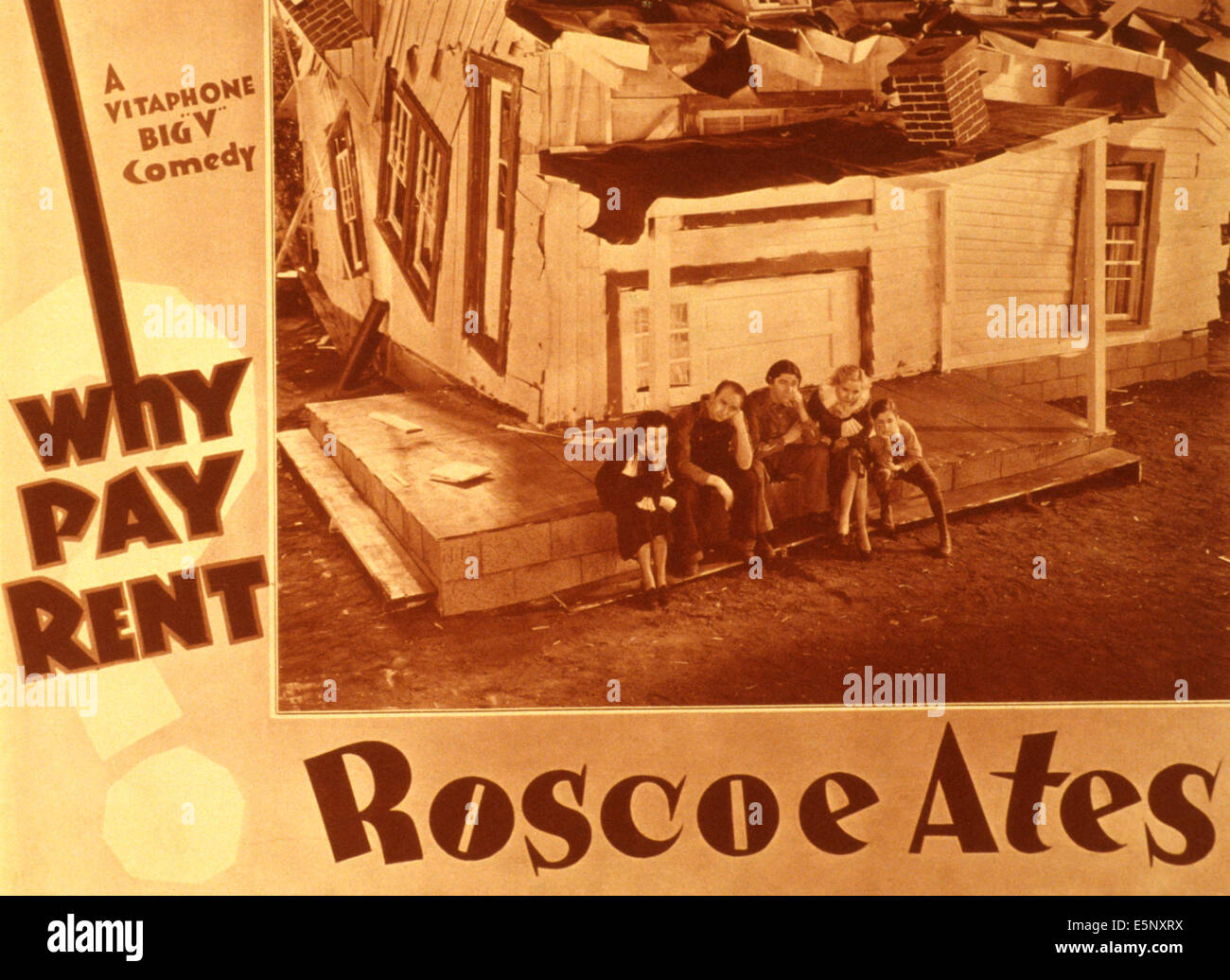 WHY PAY RENT?, l-r: Billie Leonard, Roscoe Ates, Shemp Howard, Ethel ...