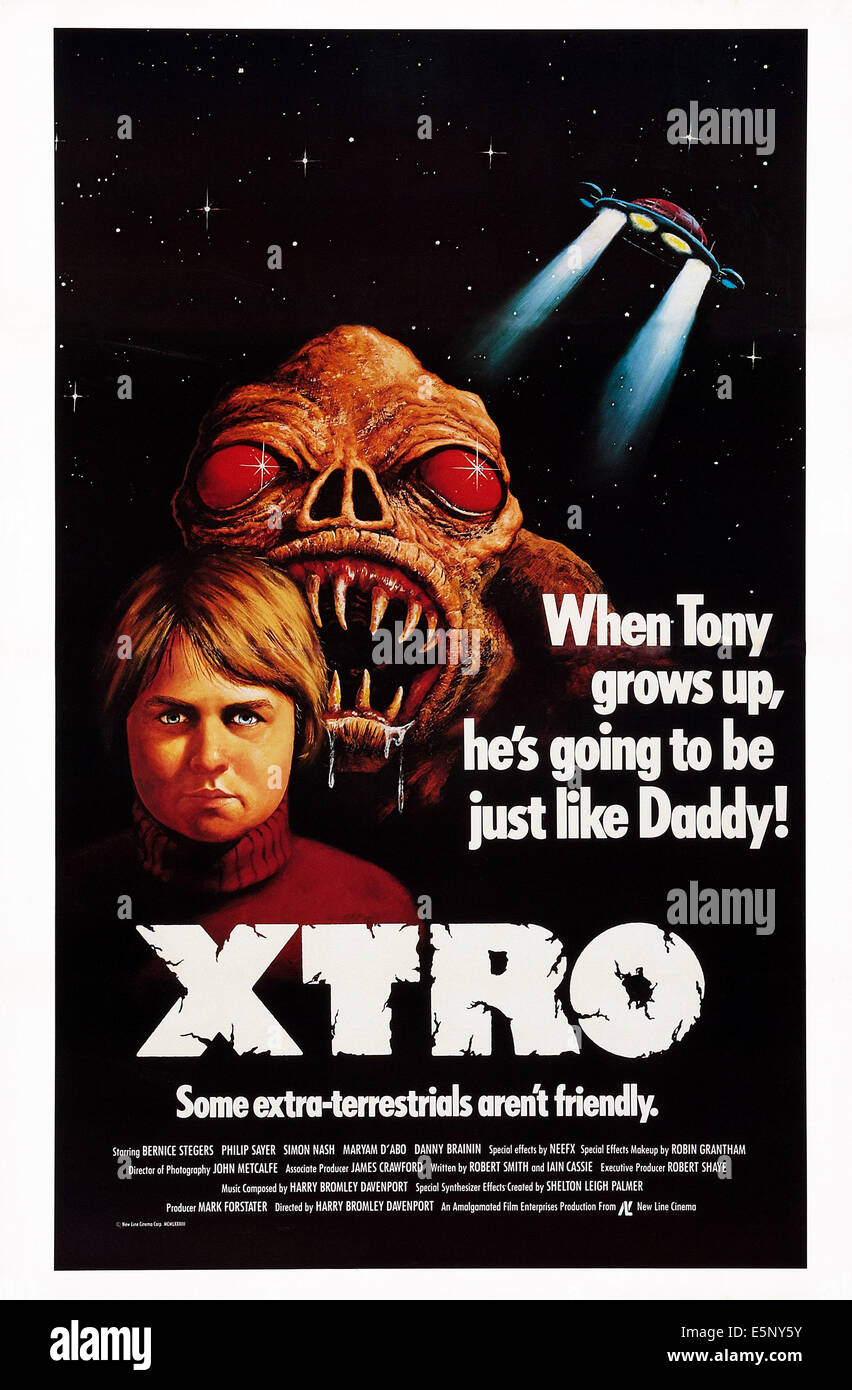 XTRO, (aka X-TRO), Simon Nash, 1983. ©New Line Cinema/courtesy Everett Collection Stock Photo