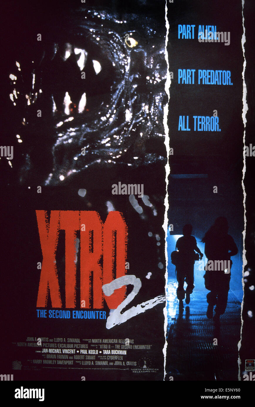 XTRO II: THE SECOND ENCOUNTER, (aka XTRO 2: THE SECOND ENCOUNTER), US poster art, 1991. ©New Line Cinema/courtesy Everett Stock Photo