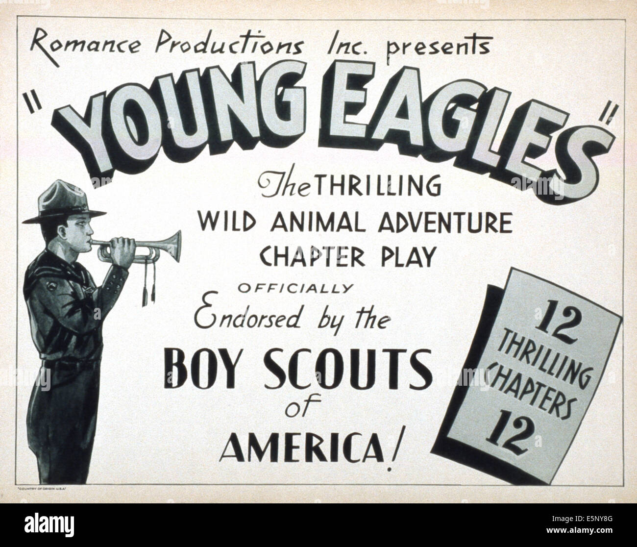 YOUNG EAGLES, 1934 Stock Photo