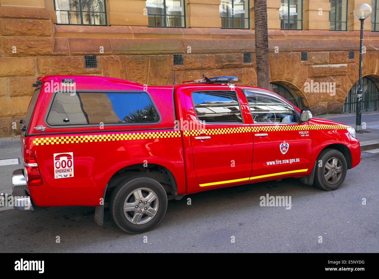 New south wales NSW fire service vehicle a toyota hilux ute, Sydney