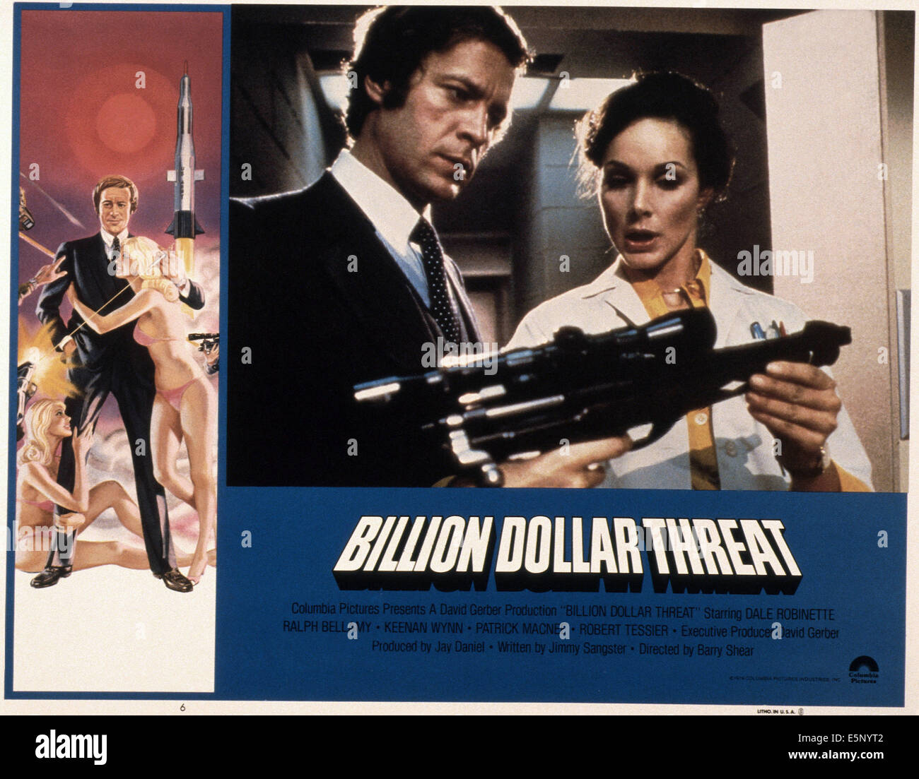 THE BILLION DOLLAR THREAT, Dale Robinette (left and center left), 1979, © Columbia/courtesy Everett Collection Stock Photo