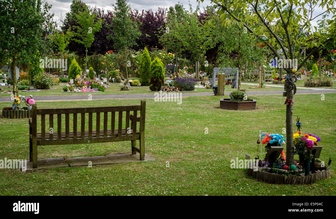 Basildon Cemetery and Memorial Gardens Stock Photo