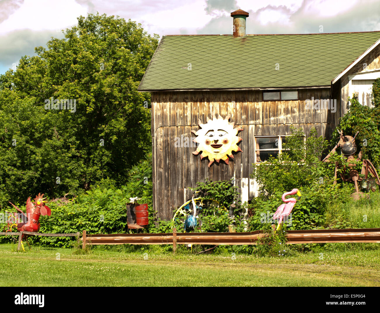 Frog Pond Farm, Homer, New York, Stock Photo