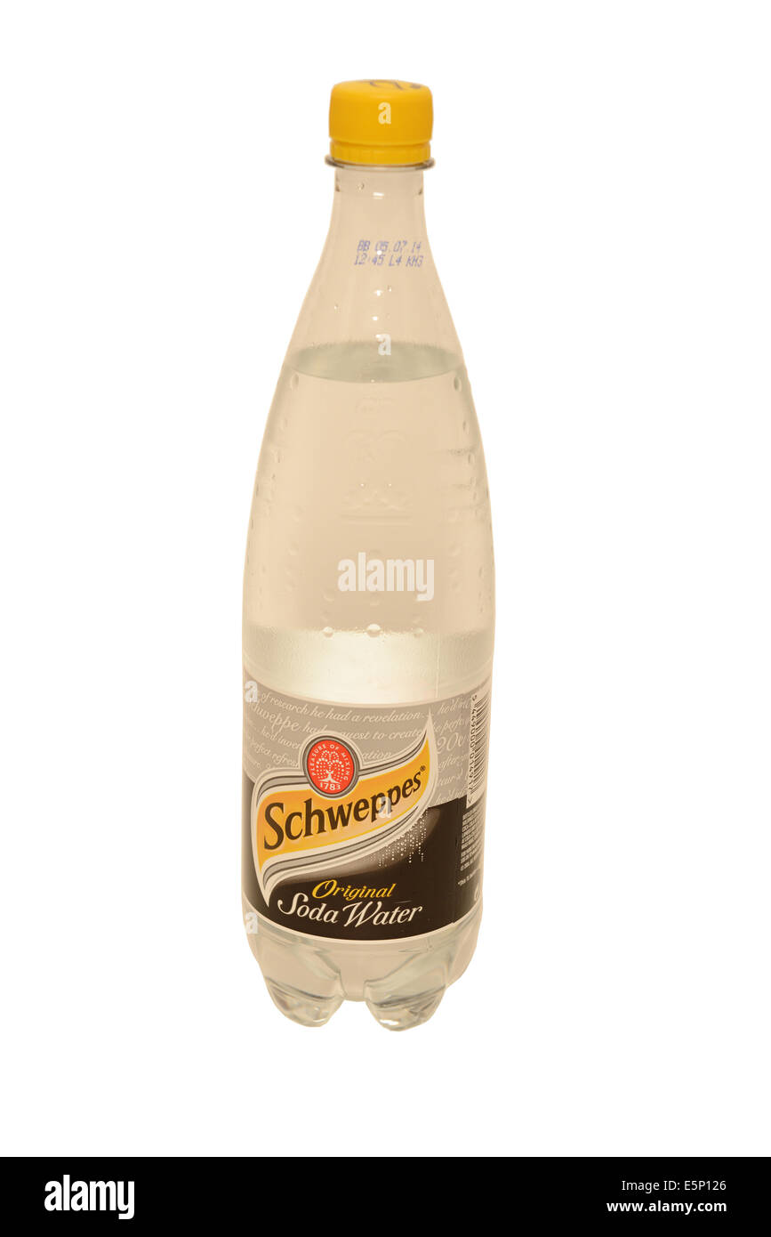 Schweppes Soda Water Stock Photo - Alamy