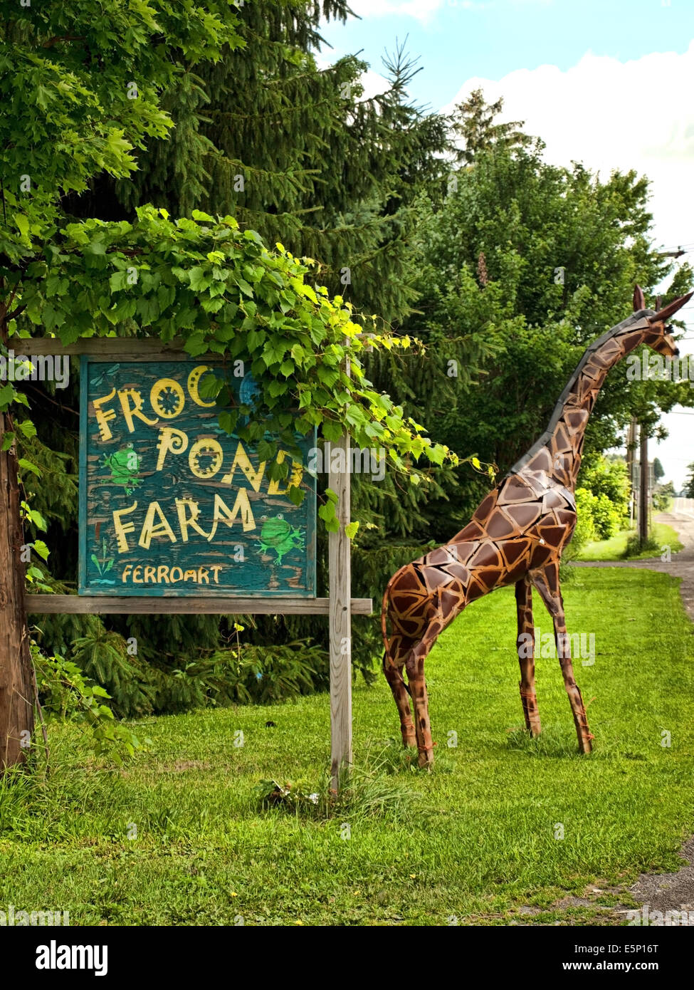 Frog Pond Farm, Homer, New York Stock Photo Alamy