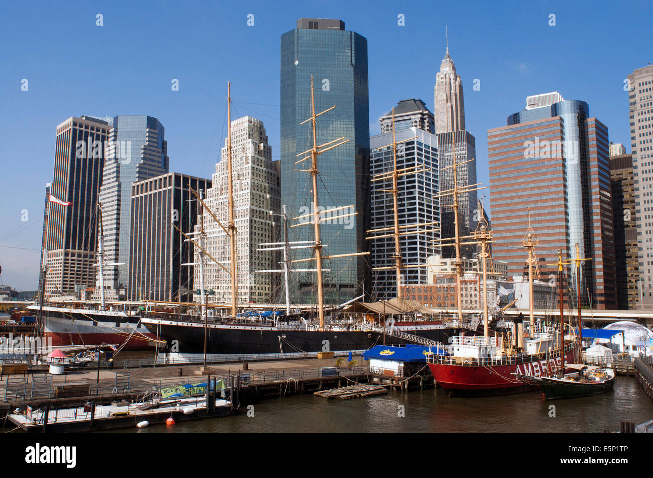 United States, New York City, Lower Manhattan, South Street and Seaport