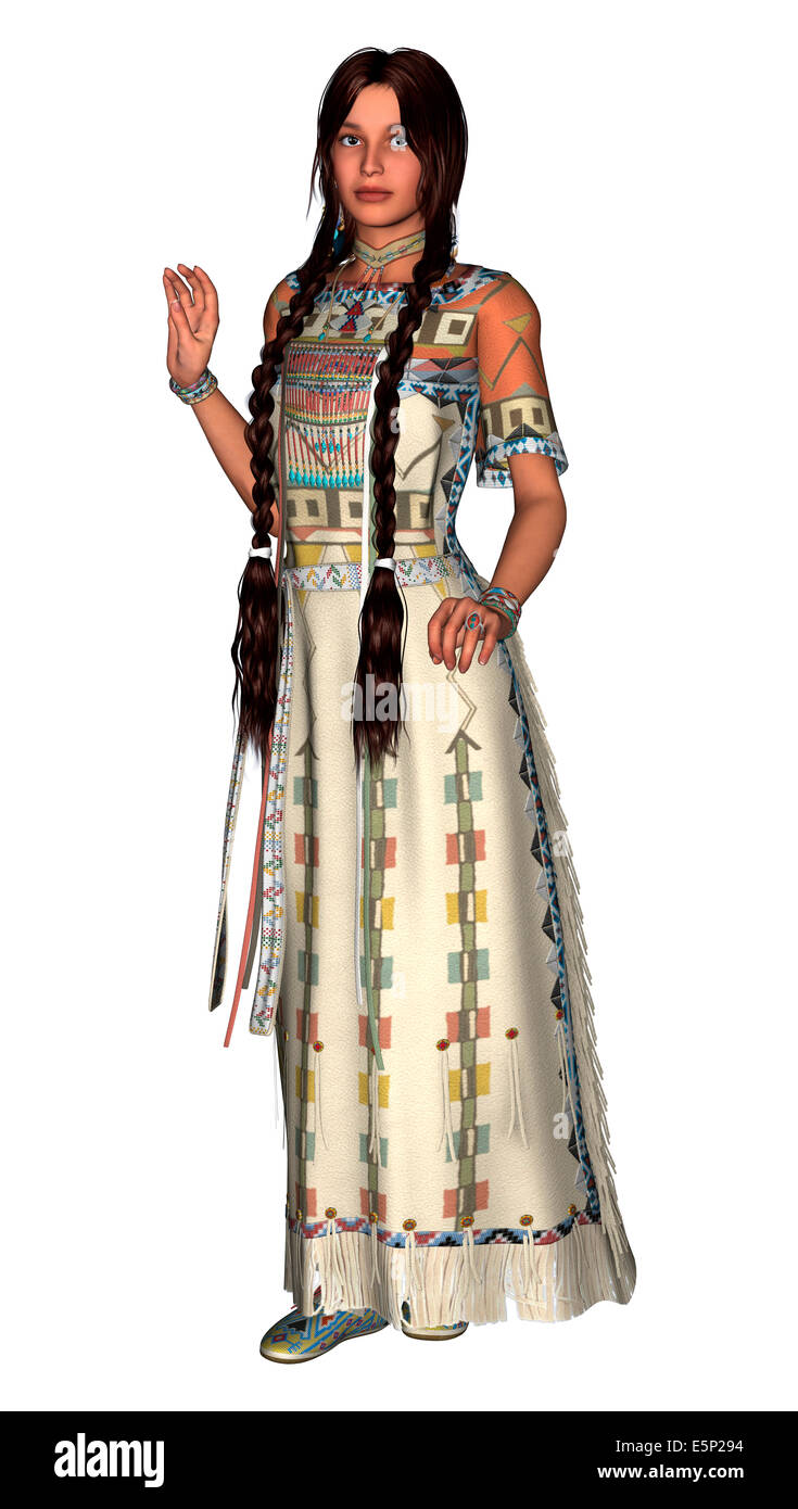 native american women clothing