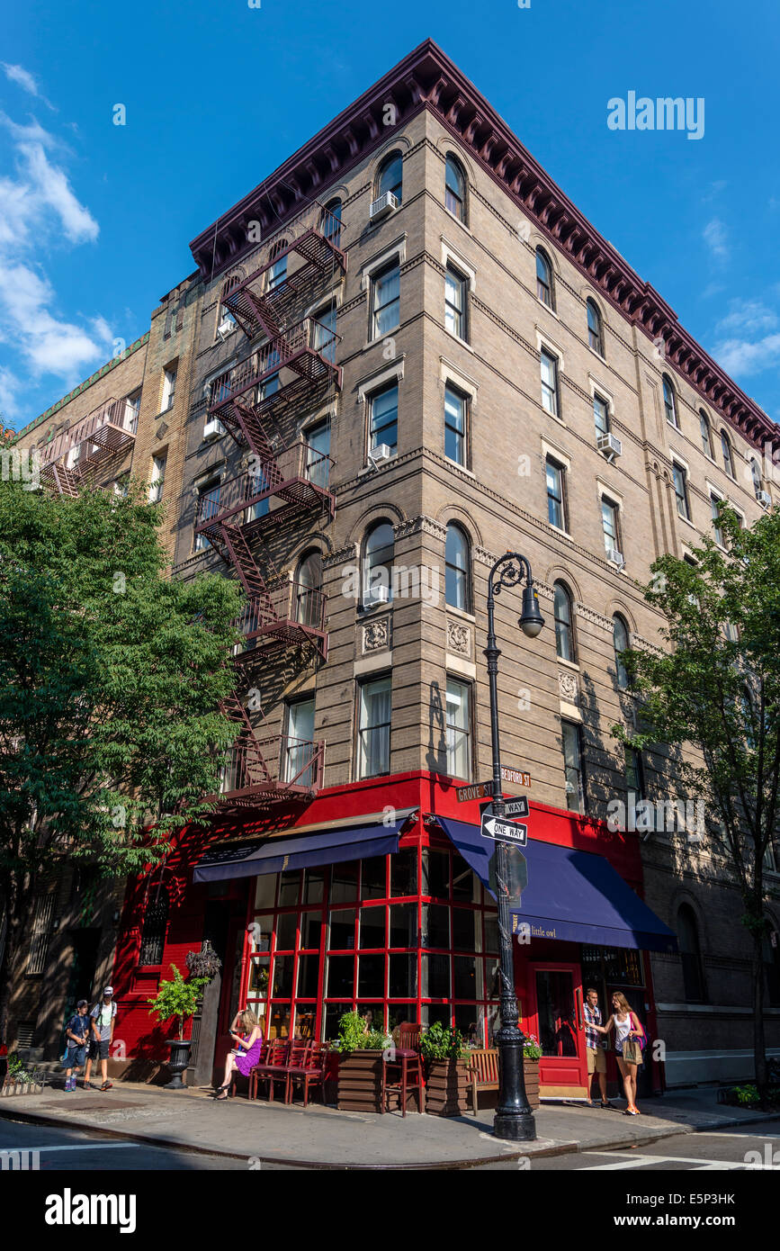 New York City Tourism + Conventions - The Friends Apartment Building is  on the corner of Bedford & Grove streets in Greenwich Village. 📷:  @masedimburgo via IG