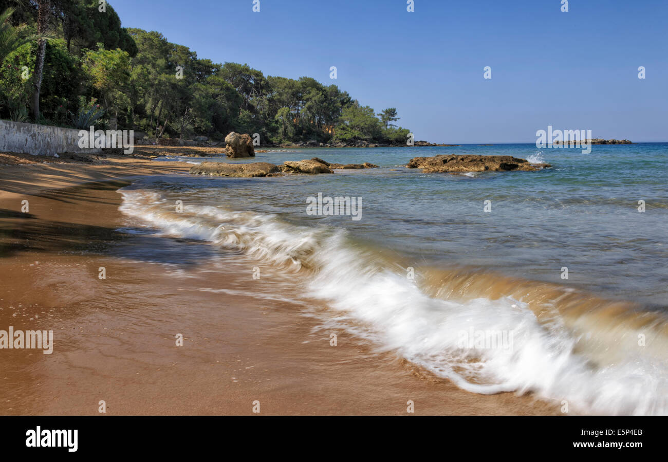 The bay of Incekum in Turkey Stock Photo - Alamy