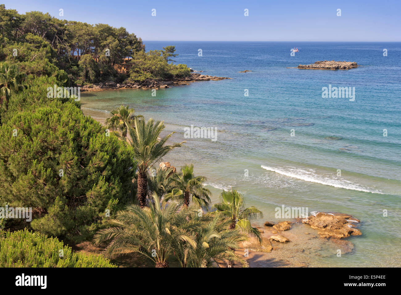 The bay of Incekum in Turkey Stock Photo - Alamy