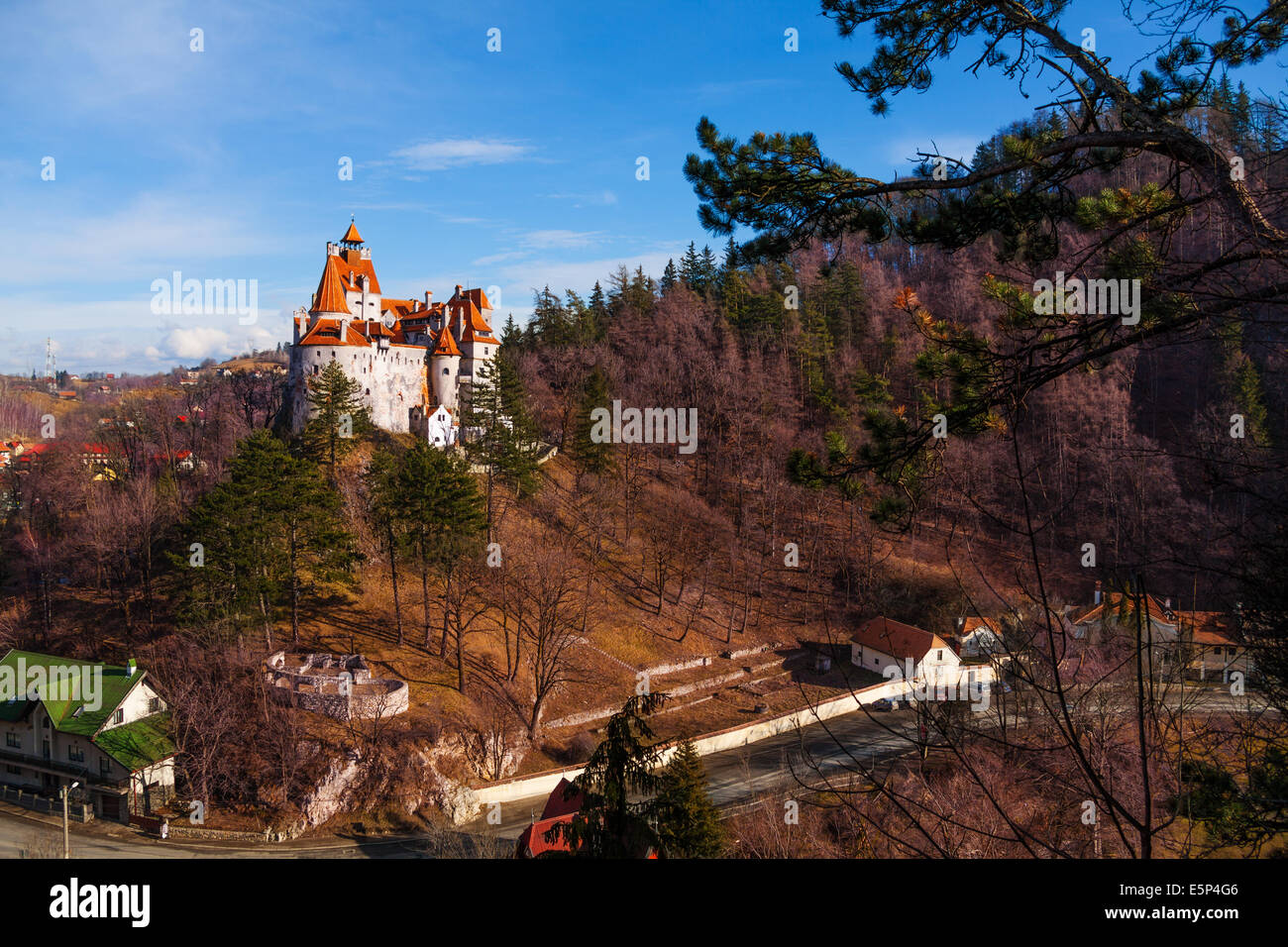Dracula castle in Transylvania and Wallachia Stock Photo