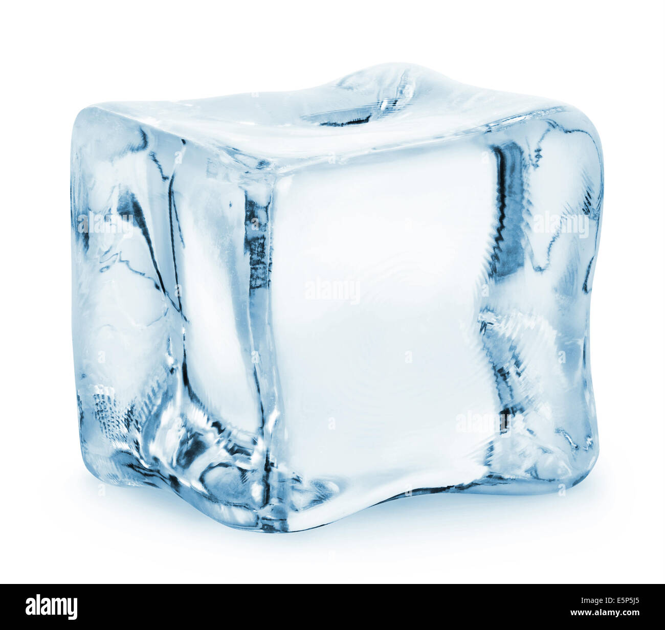 Ice cube isolated on a white background. Clipping Path Stock Photo - Alamy