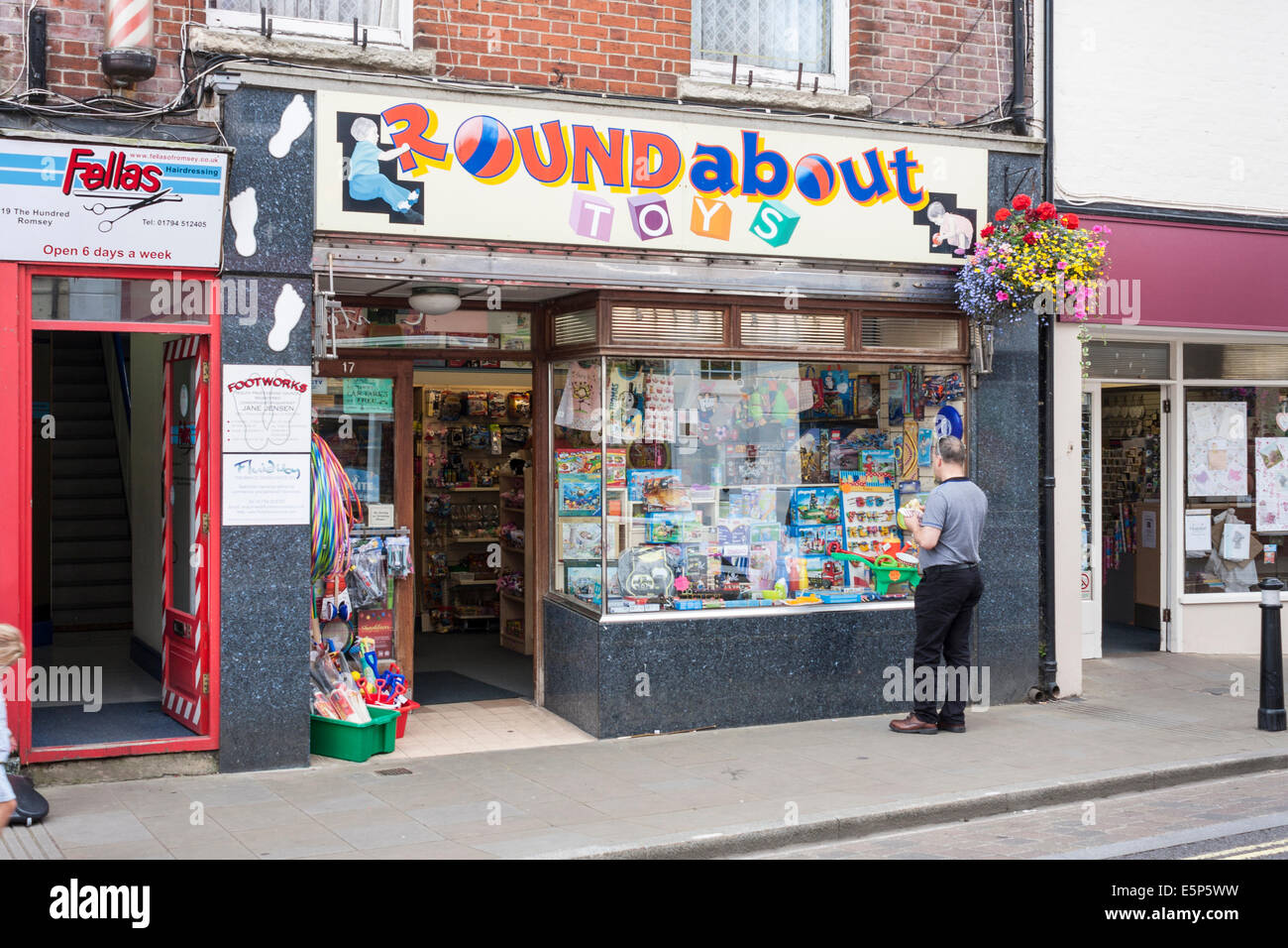 Independent Toy Store, Romsey, Hampshire, England, GB, UK Stock Photo