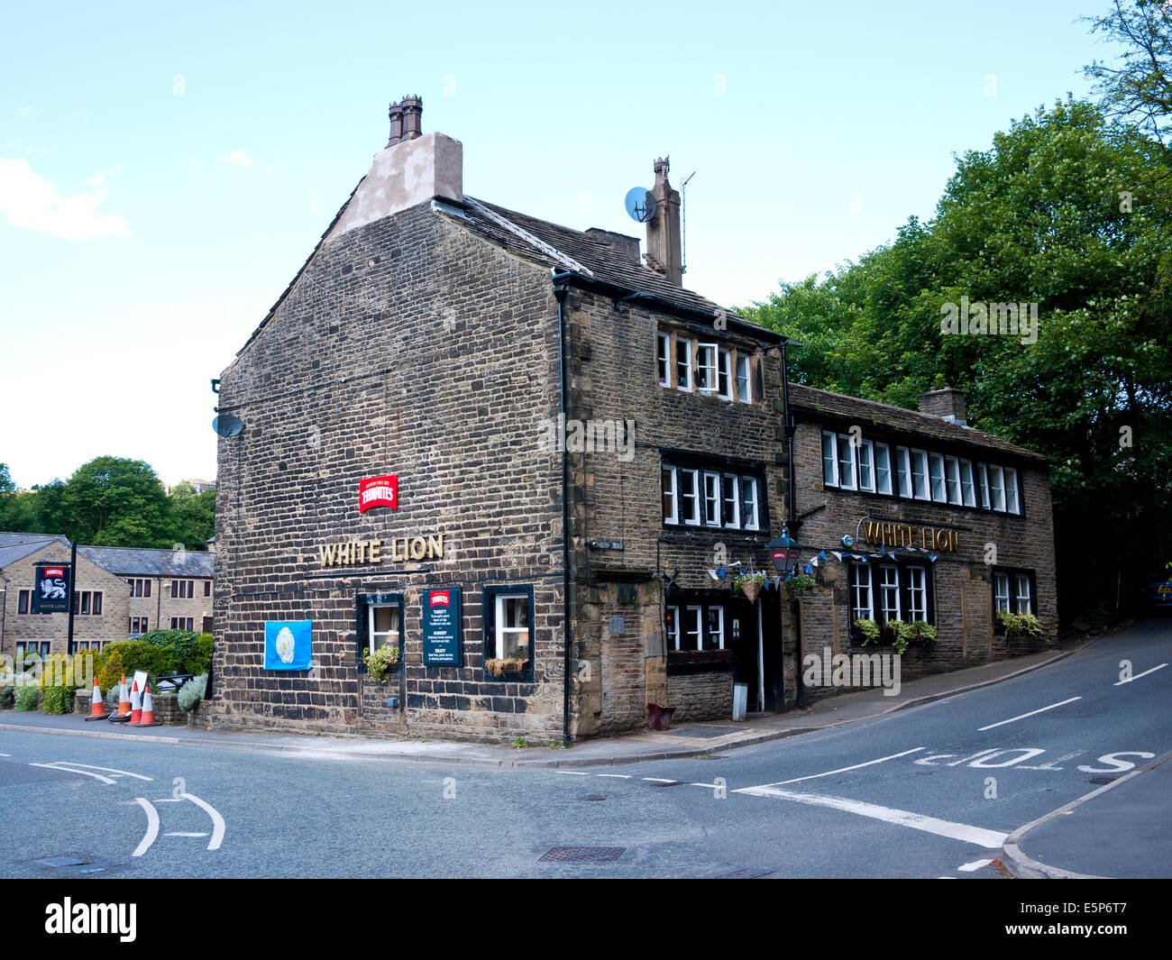 The White Lion public house, Delph,Saddleworth,Greater Manchester, UK ...