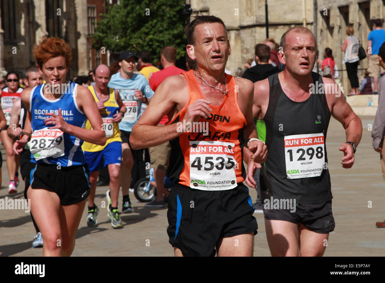 York 10K run for charities or non charities Stock Photo
