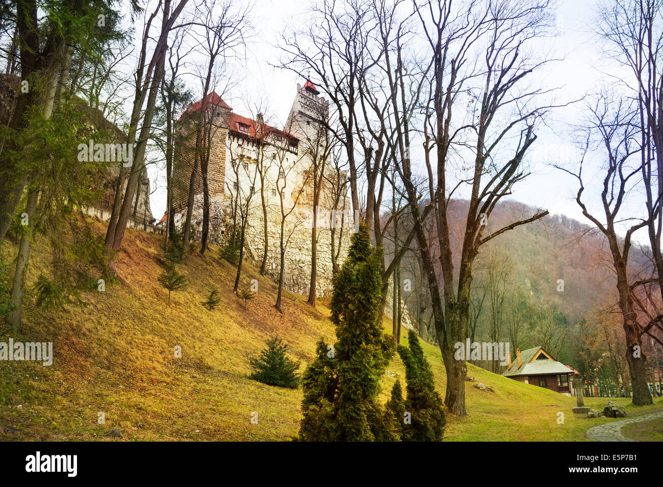 Bran Castle (Dracula castle) in Transylvania Stock Photo