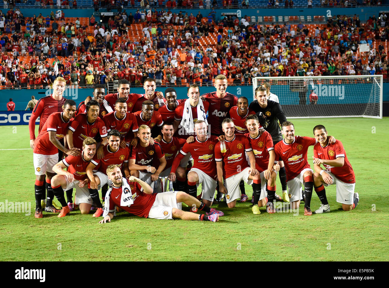 The manchester united team group of hi-res stock photography and images -  Alamy