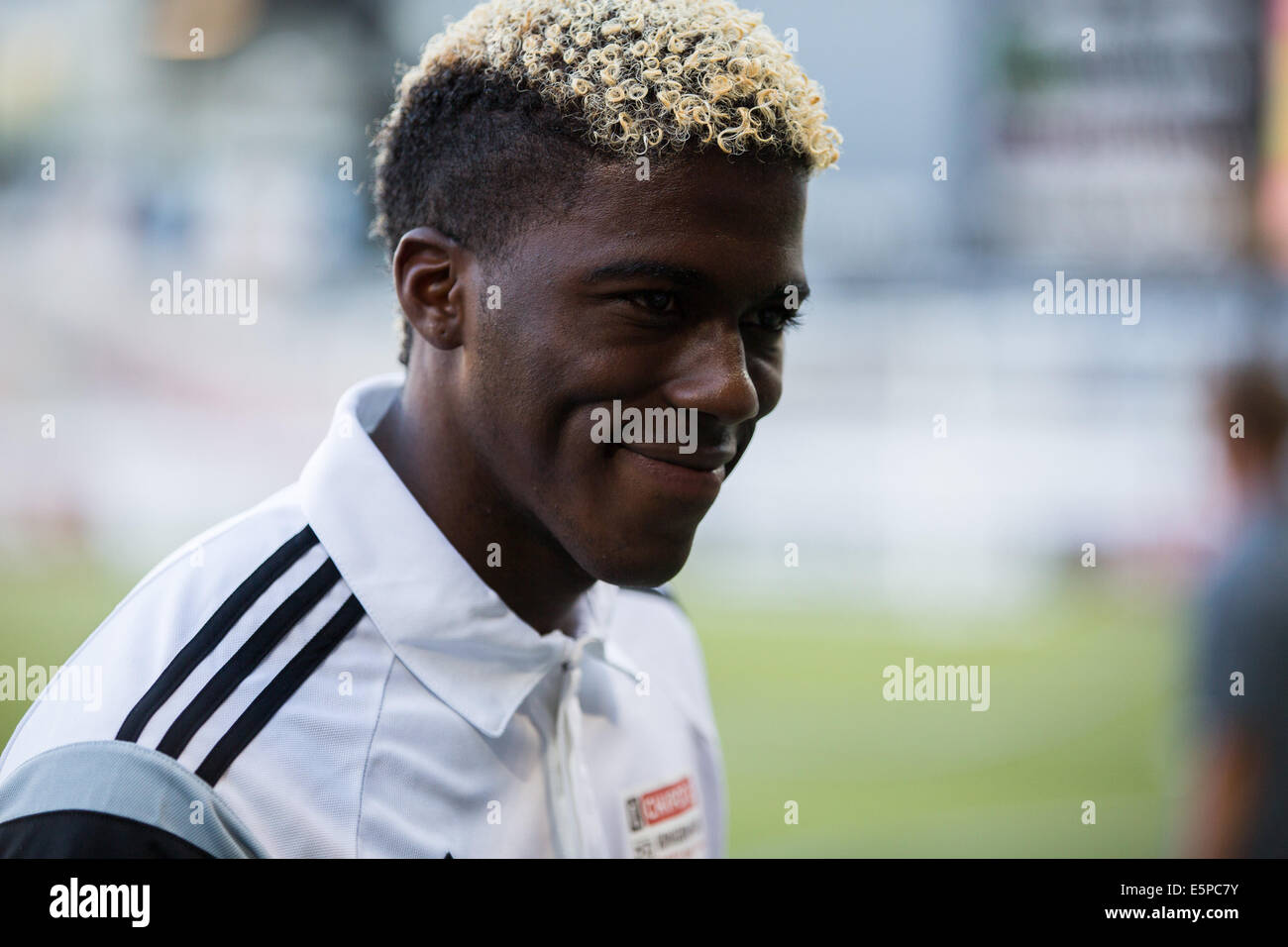 US. 4th Aug, 2014. Homegrown player GYASI ZARDES (11) of the LA Galaxy before the game. The Portland Timbers U-23 team plays the MLS Homegrown Players during MLS All-Star Week at Providence Park on August 4, 2014. Credit:  David Blair/ZUMA Wire/Alamy Live News Stock Photo