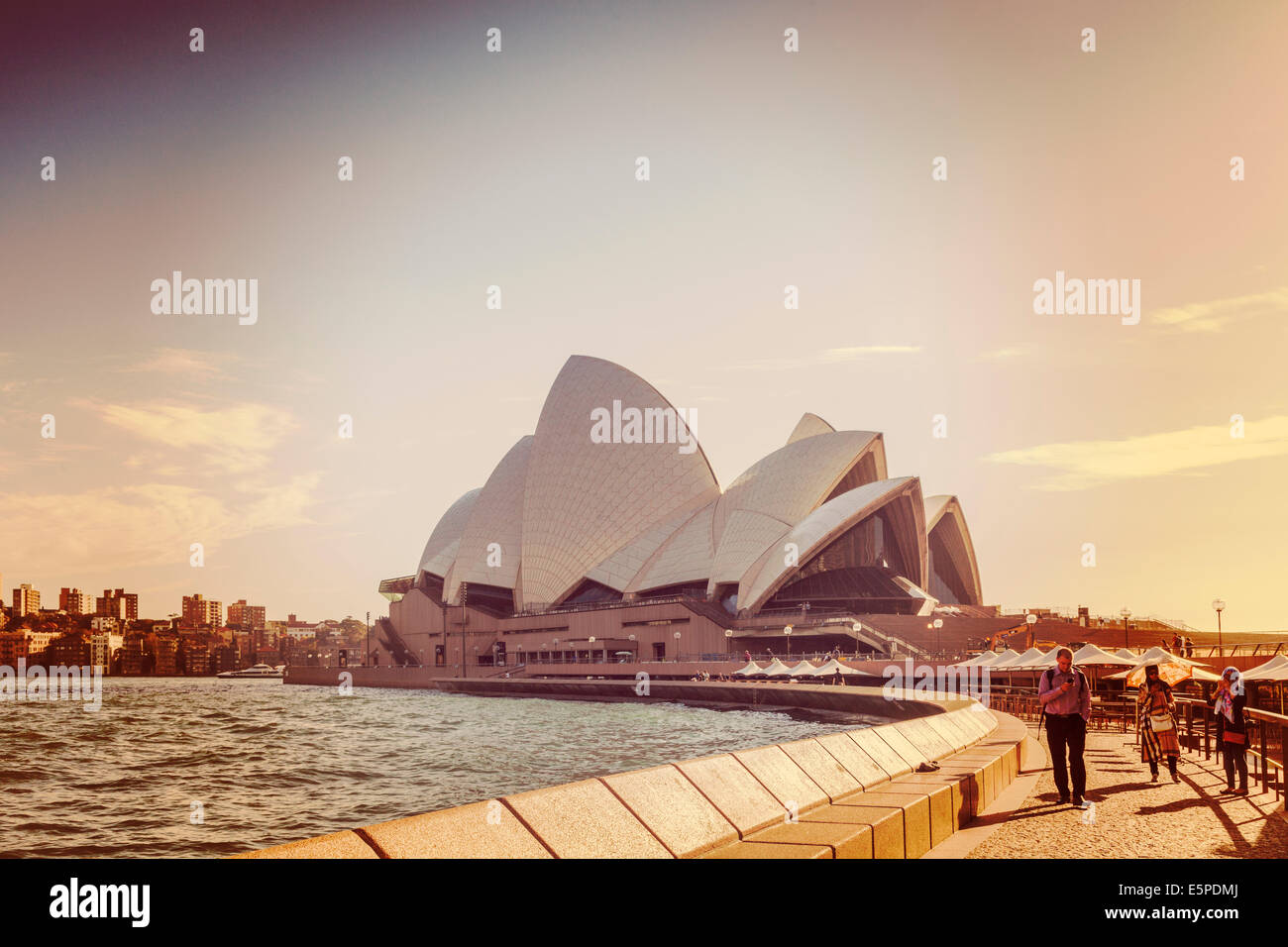 Sydney Opera House with Instagram filter Stock Photo