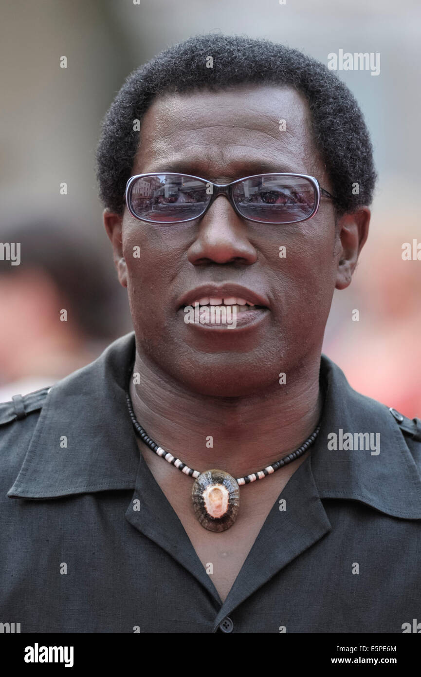 Wesley Snipes attends the World Premiere of The Expendables 3 on 04/08