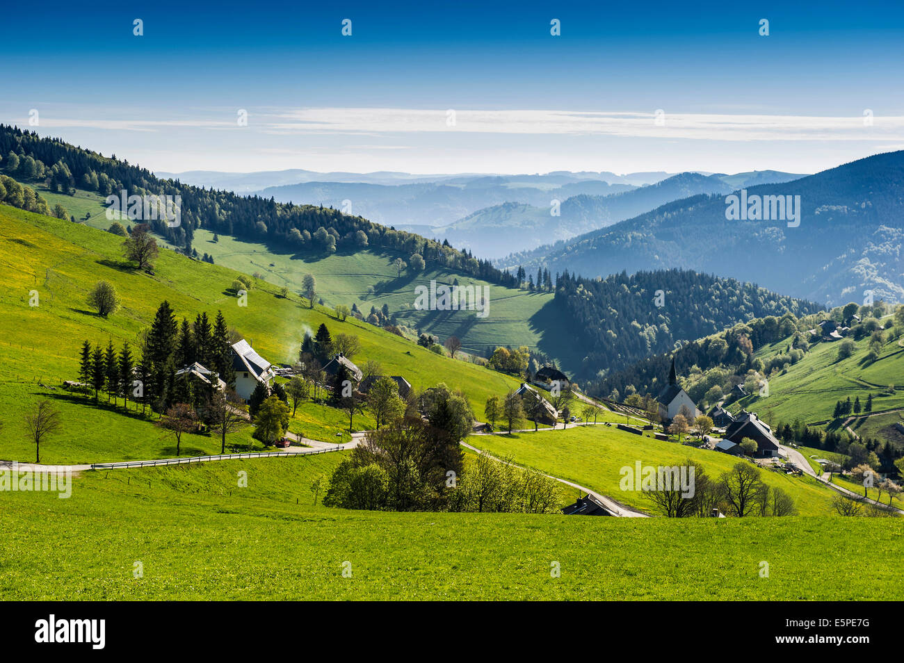 Hofsgrund at Mt Schauinsland, OberriedBreisgau, Black Forest Stock