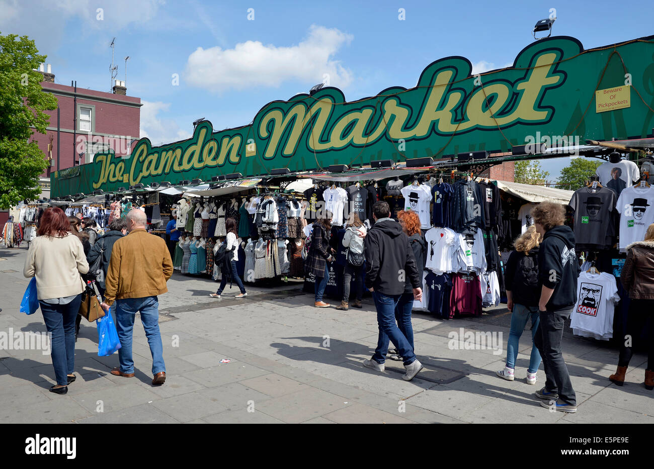 Camden Market, Camden Town, London, England, United Kingdom Stock Photo