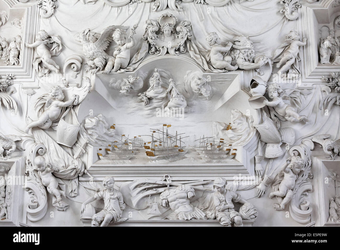 Baroque stucco relief 