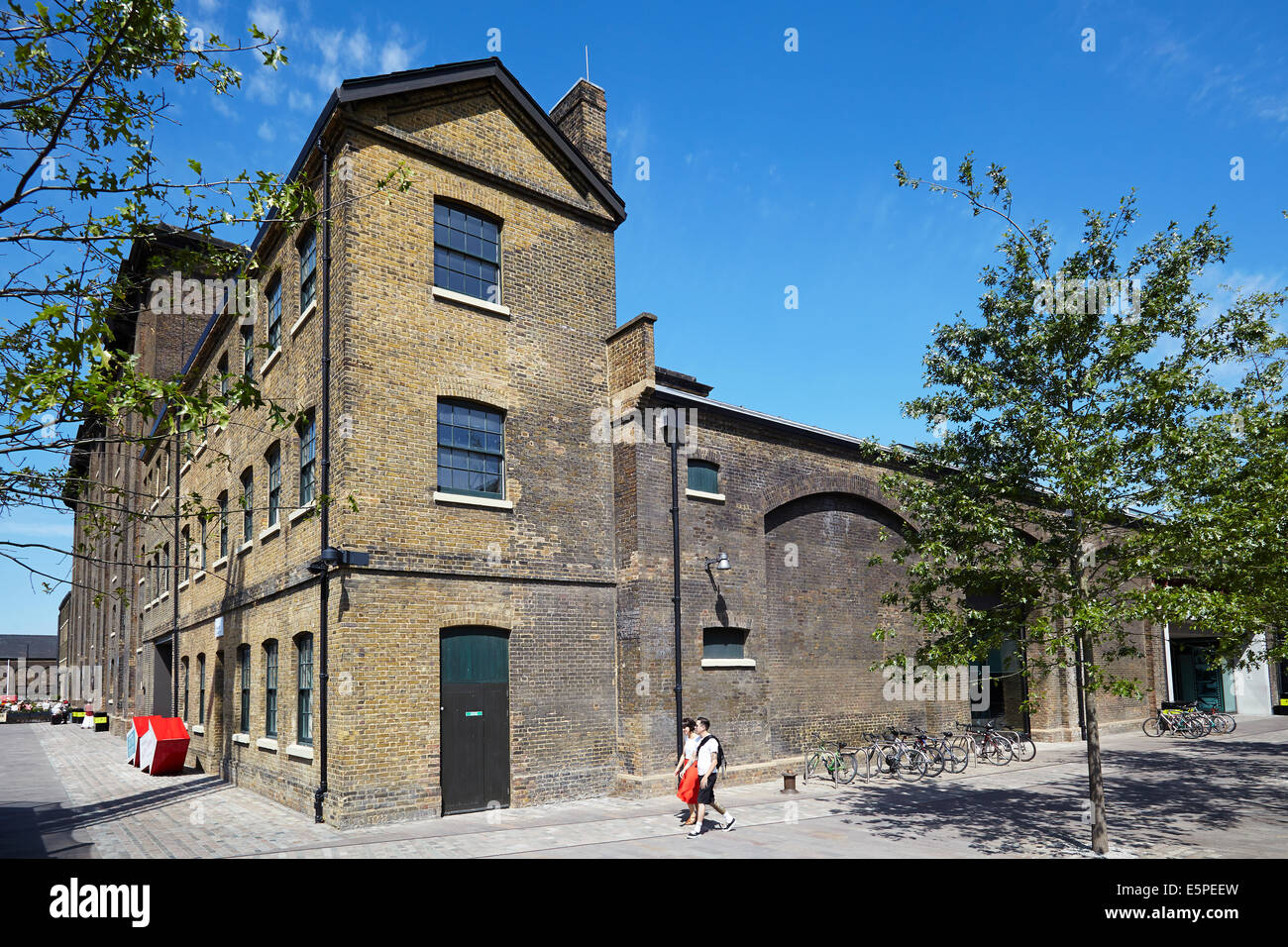 View of the Granary Complex, Granary Square, London, UK. Stock Photo