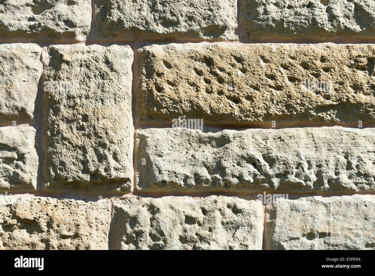 Worked stone wall, Baden-Württemberg, Germany Stock Photo