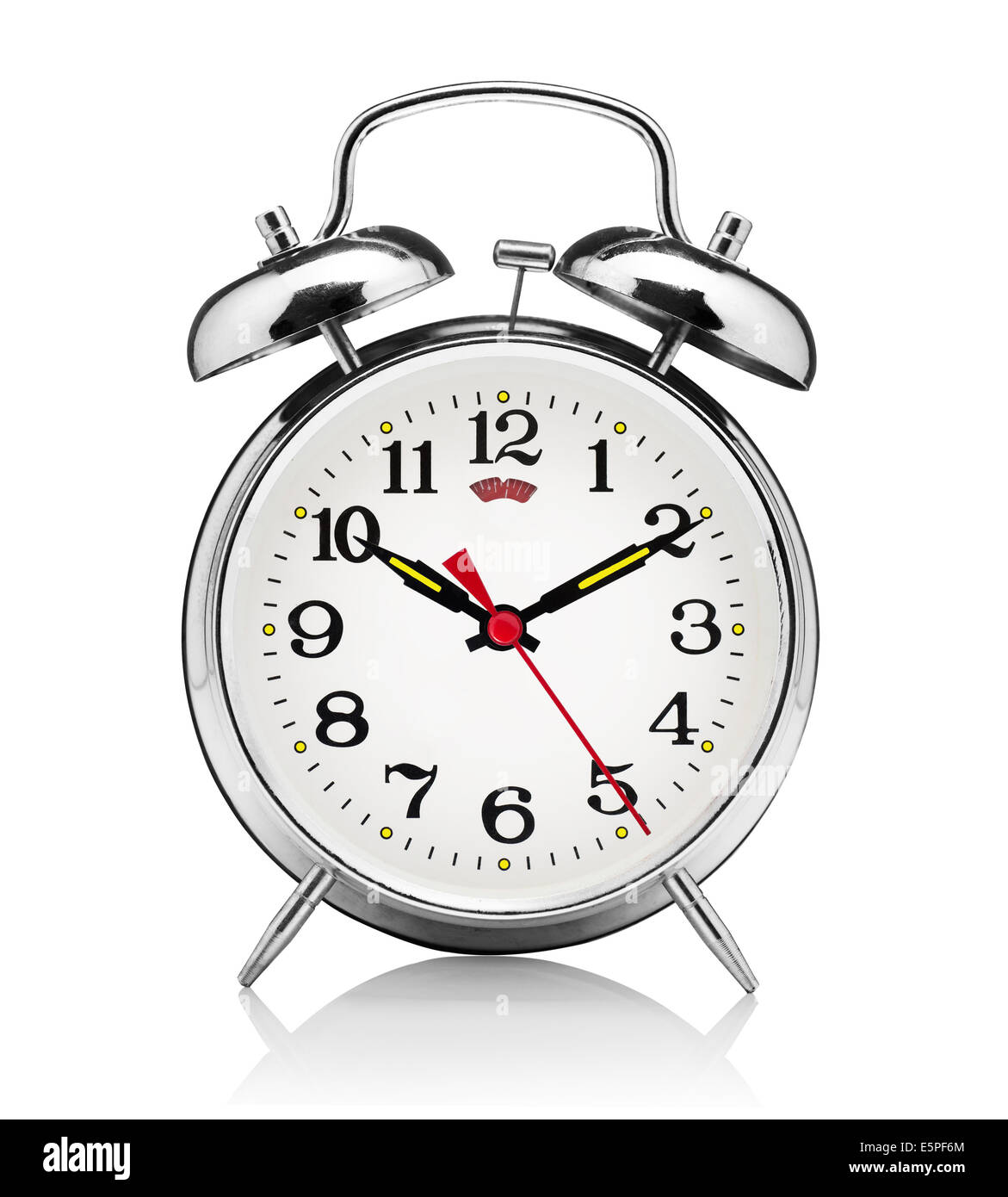 classical alarm clock isolated on white background Stock Photo Alamy