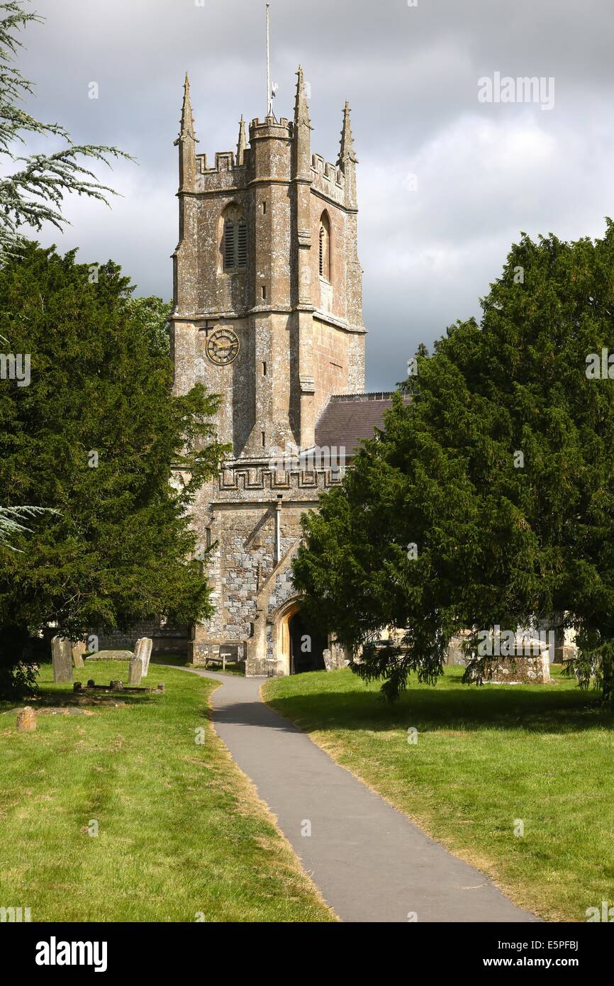 St. James Church, Avebury, Wiltshire Stock Photo