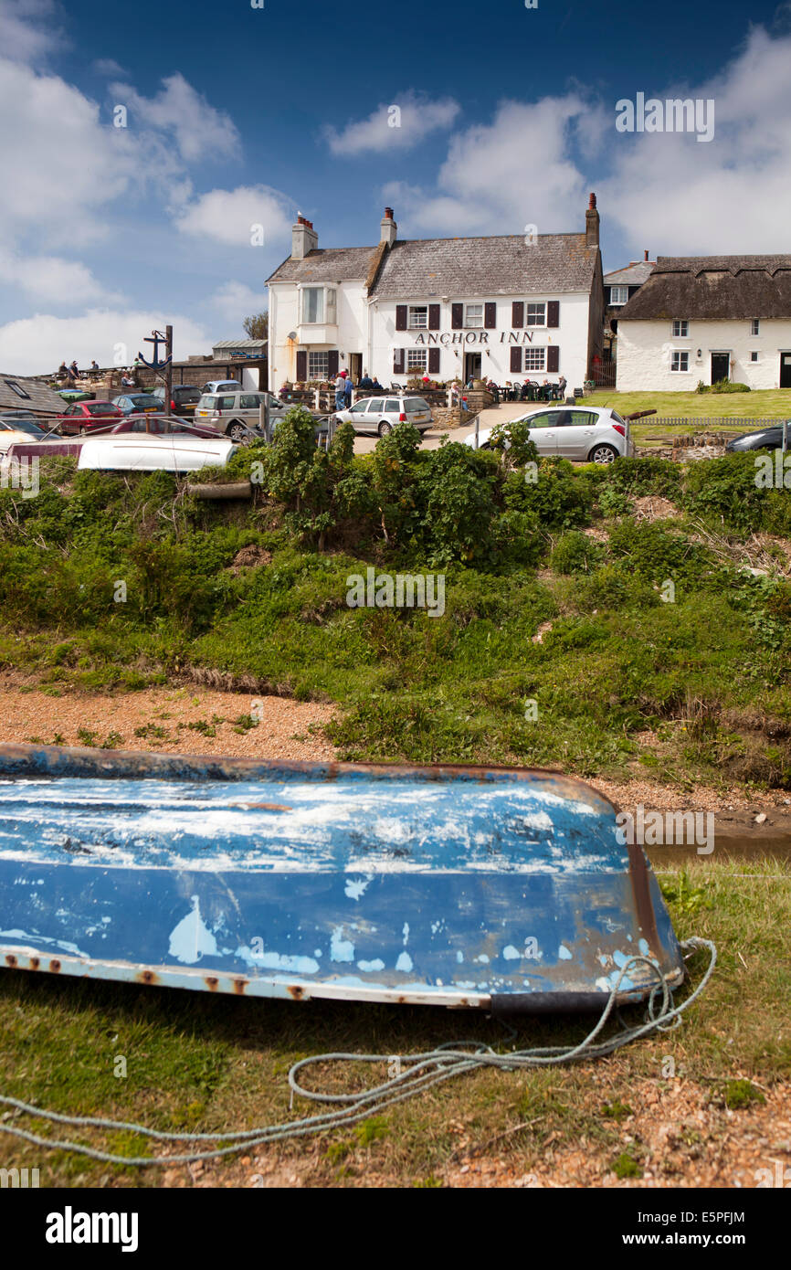 UK England, Dorset, Seatown, Anchor Inn, seafront public house Stock