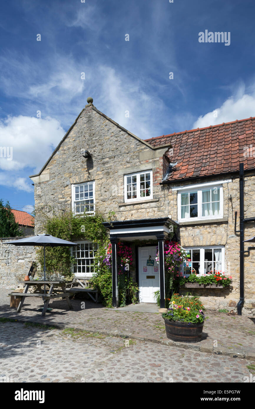 The Fauconberb Arms Inn at Coxwold village in North Yorkshire Stock Photo