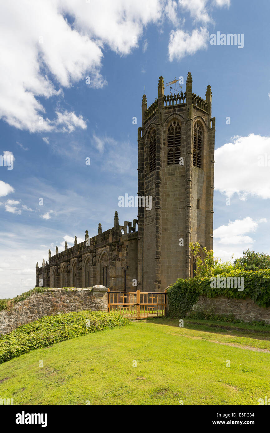 St Michael's Church, Coxwold village in North Yorkshire. Stock Photo