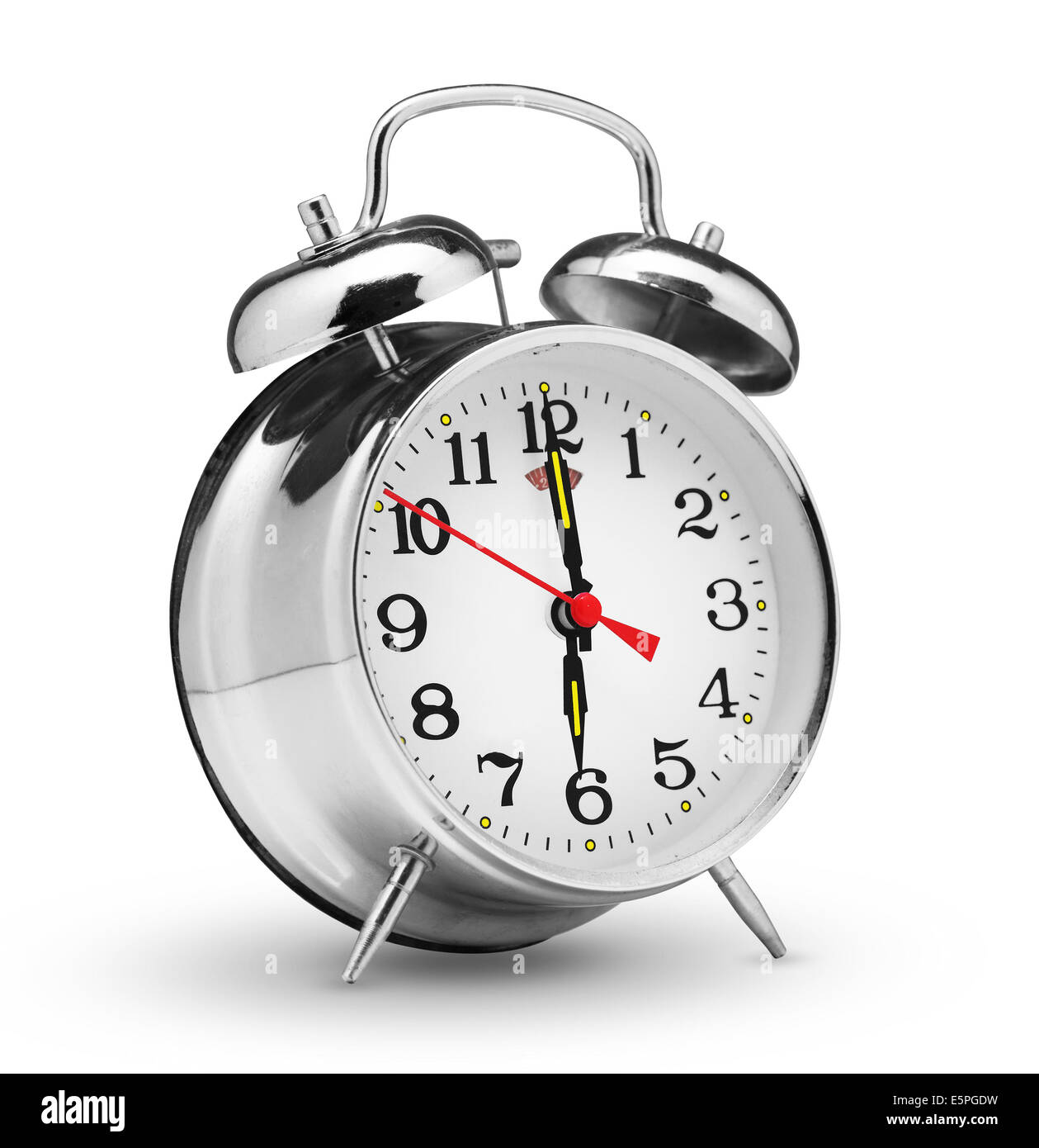 classical alarm clock isolated on white background Stock Photo Alamy