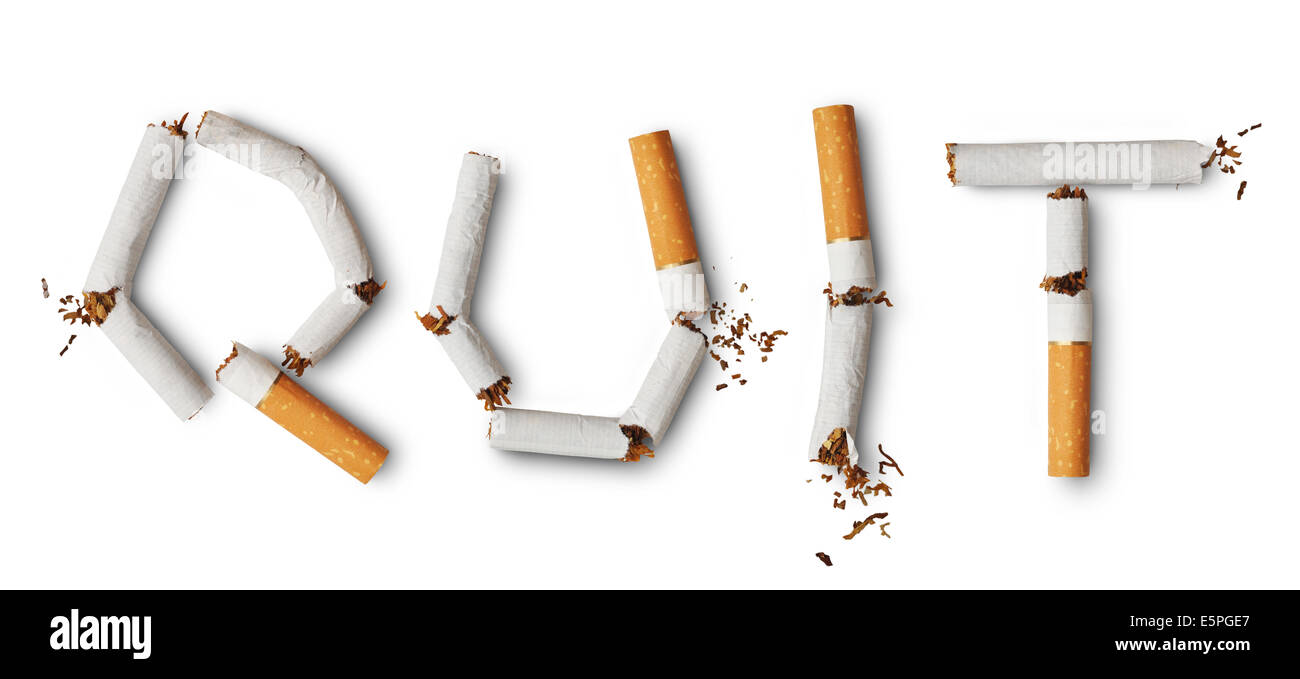 Quit smoking Stock Photo